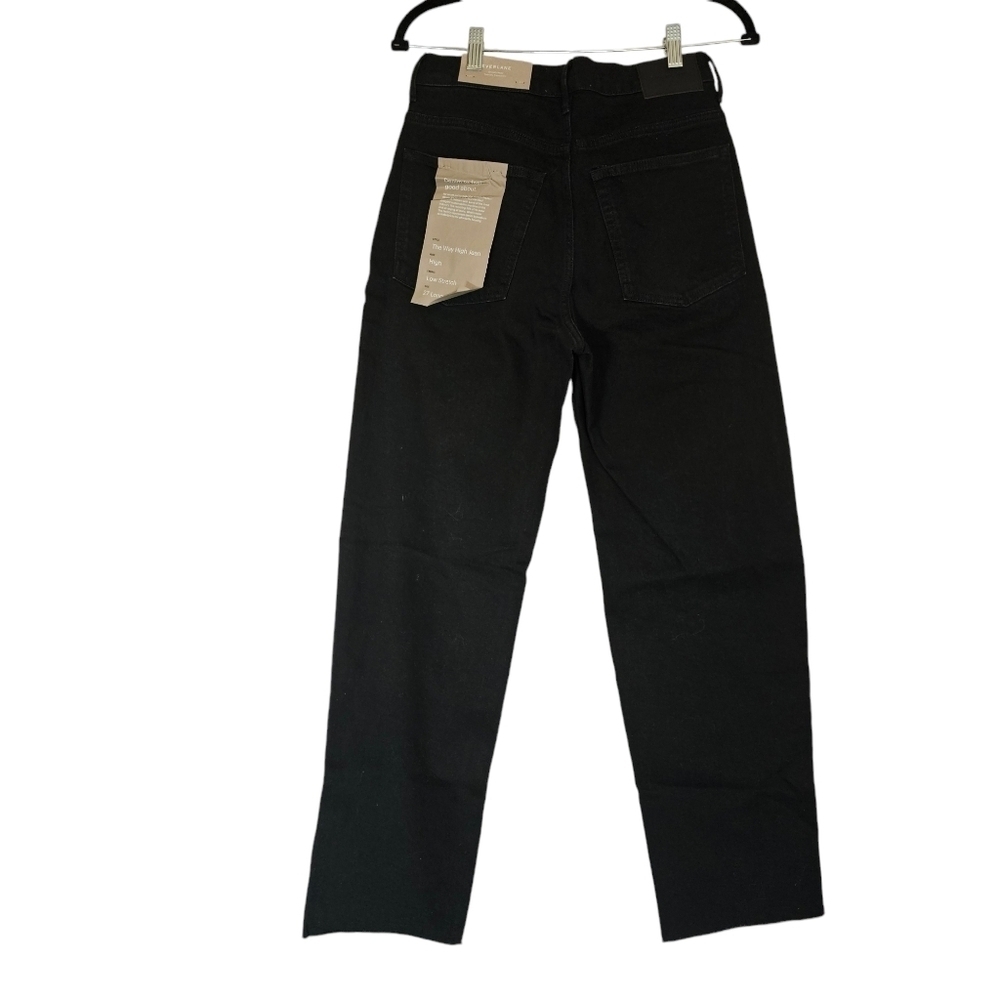 EVERLANE THE WAY HIGH JEAN IN COAL•Size 25 LONG•NWT - Picture 12 of 12
